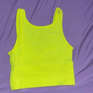 Lululemon Tank top Neon Yellow